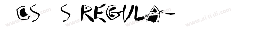 文鼎CS行楷繁S Regula字体转换